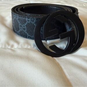 Authentic Black Gucci Belt